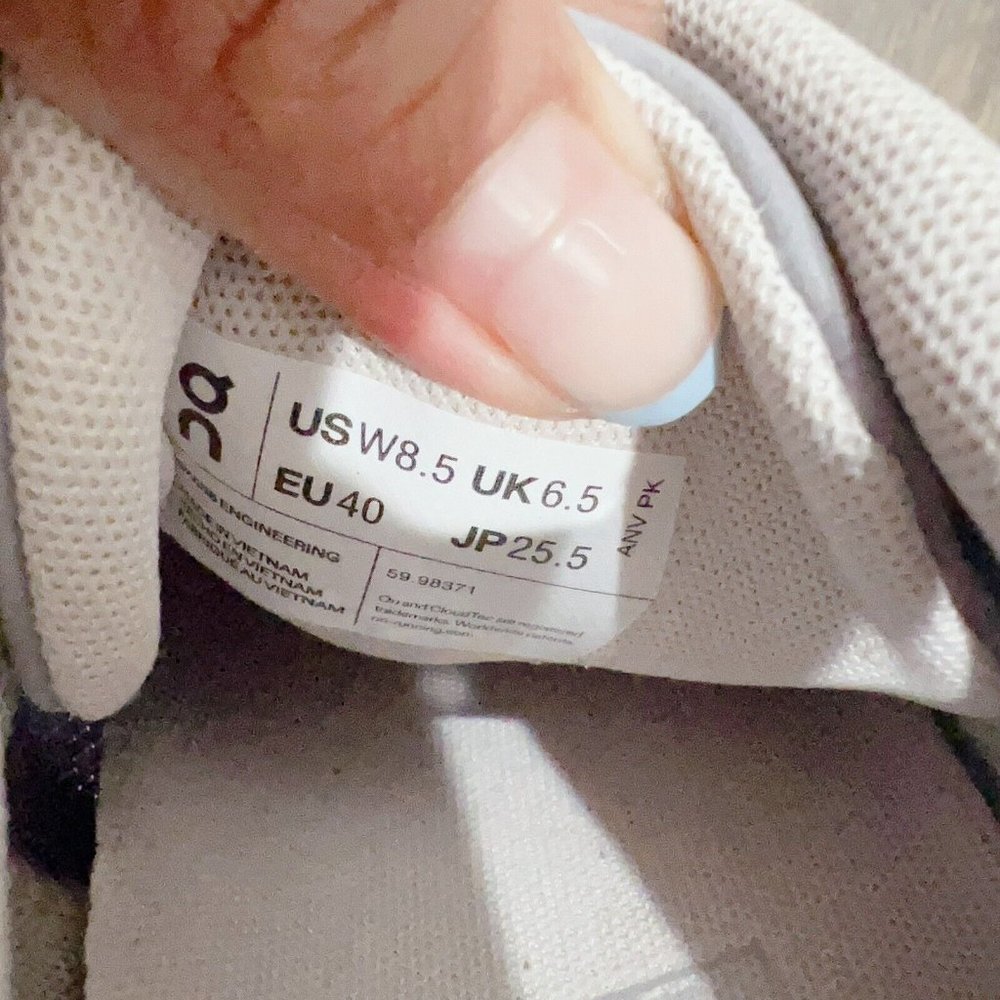 ON Cloud 5 Running Shoes Sneaker Nimbus/ Alloy Womens Size US 8.5 - Picture 8 of 8